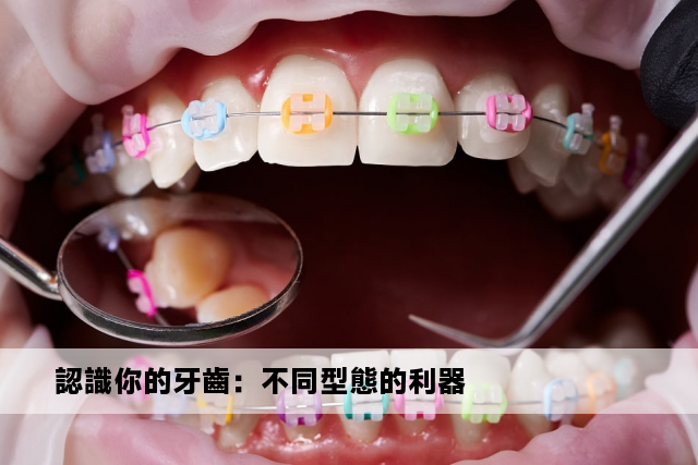 認識你的牙齒：不同型態的利器